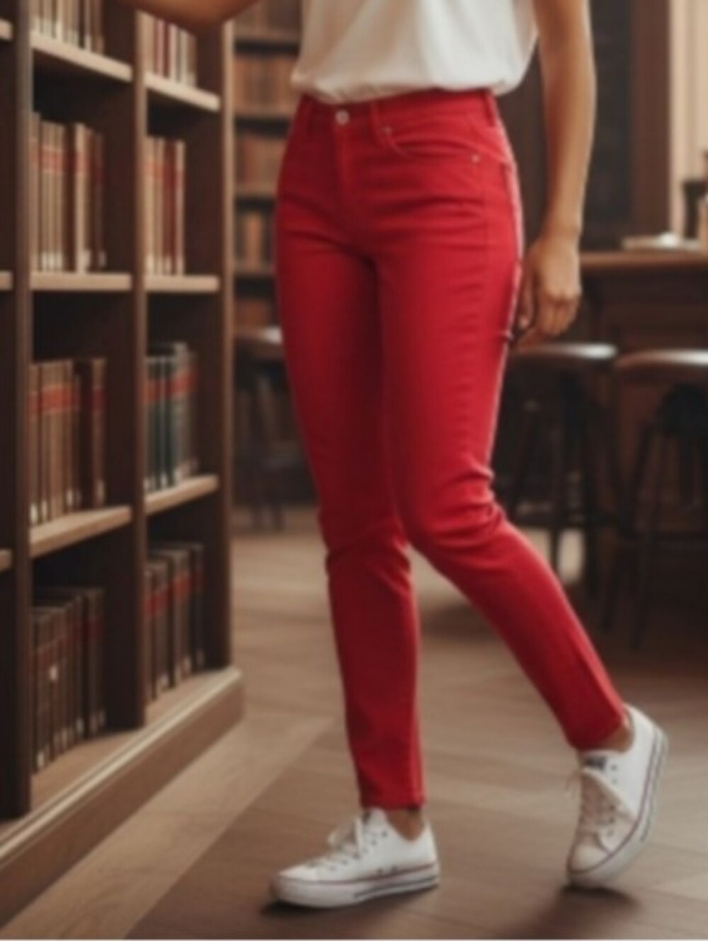 Orange Skinny Jeans